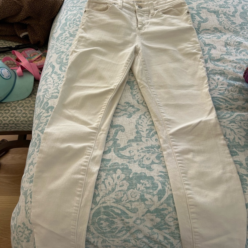 Madewell Skinny Jean white